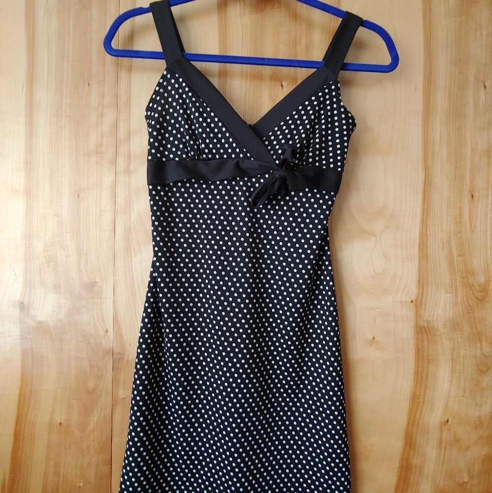 Polka dot mini dress